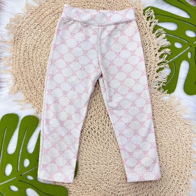 Conj. Casaco Soft, Blusa com Gola Bordada e Calça Legging Ursinhos - Uva e Areia